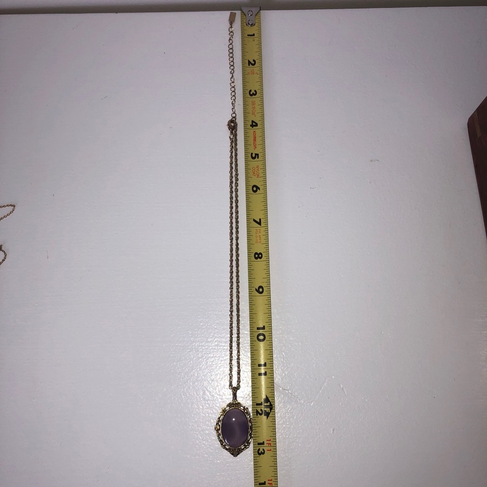 Purple Pendant Necklace - Picture 3 of 3